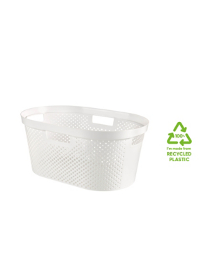 Curver Infinity Laundry Basket White Home at ASDA
