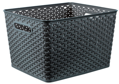 Curver My Style Large Basket Grey Home at ASDA