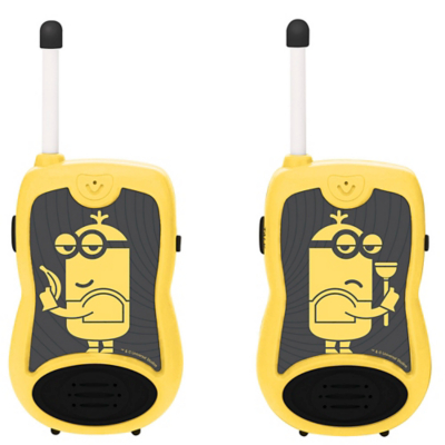 LEXIBOOK Despicable Me Minions Walkie Talkies Set - Yellow & Black