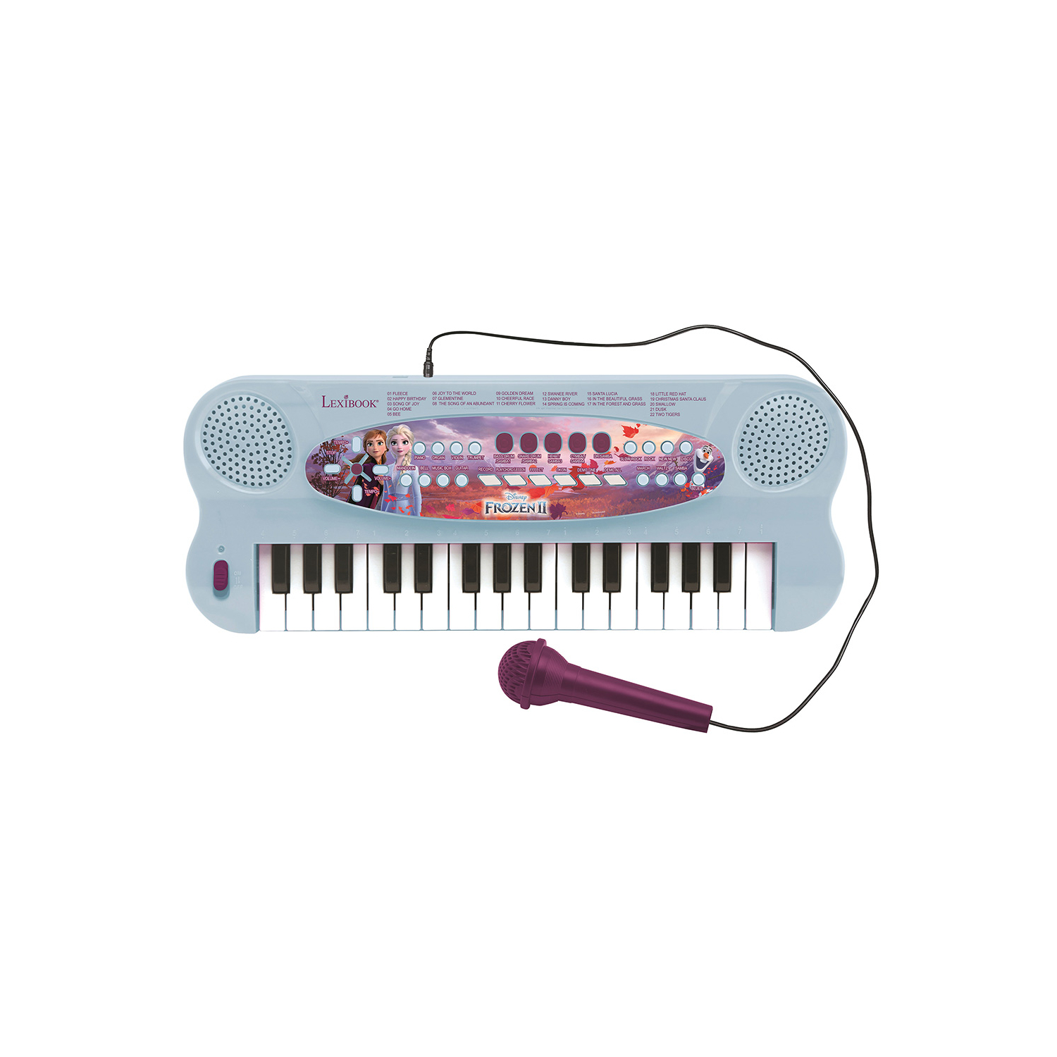 Frozen Multi Lexibook K703fz Ii Electronic Keyboard & Mic