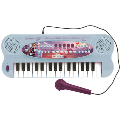 Disney Frozen II Electronic 32 Key Keyboard w/ Mic, none