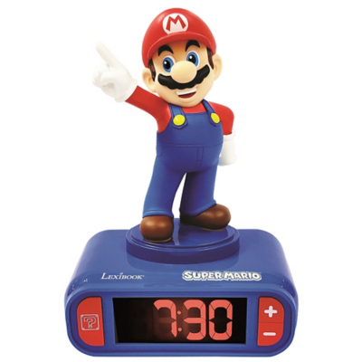 LEXIBOOK RL800NI Nightlight Alarm Clock - Super Mario