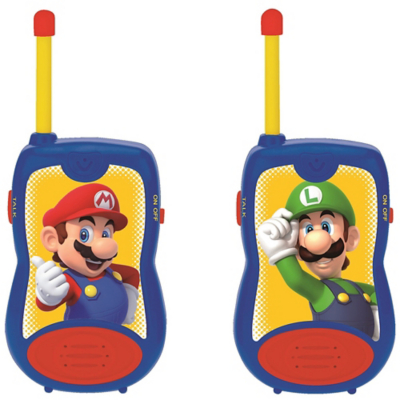 LEXIBOOK Super Mario Walkie Talkies Set - Yellow & Blue