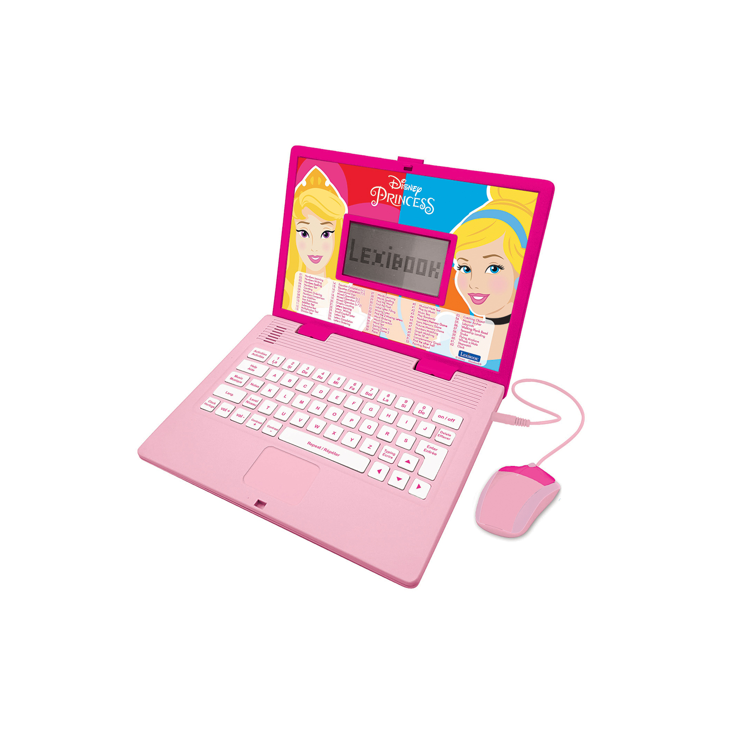 Lexibook Disney Princess Educational Laptop - Bilingual French English - Learning Activities - Ages 4+ - Image 5
