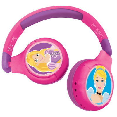 LEXIBOOK HPBT010DP Wireless Bluetooth Kids Headphones - Disney Princess
