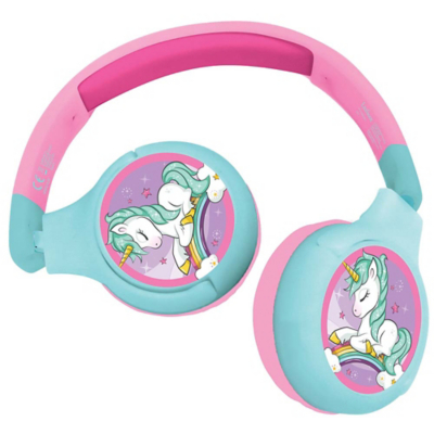 LEXIBOOK HPBT010UNI Wireless Bluetooth Kids Headphones - Unicorn