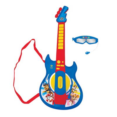 Paw Patrol Electronic Guitar & Glasses With Mic, none