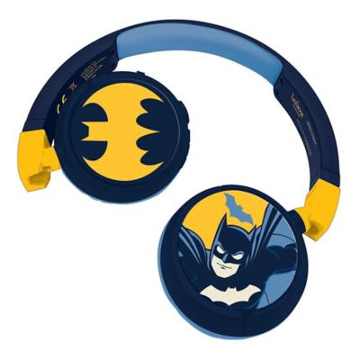 LEXIBOOK HPBT010BAT Wireless Bluetooth Kids Headphones - Batman