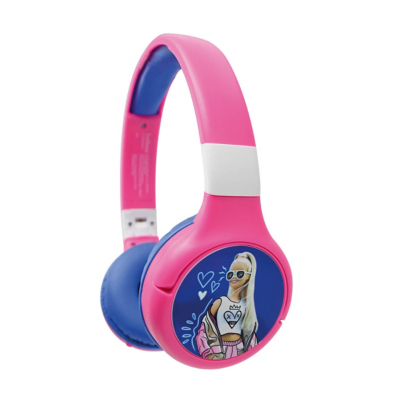LEXIBOOK HPBT010BB Wireless Bluetooth Kids Headphones - Barbie