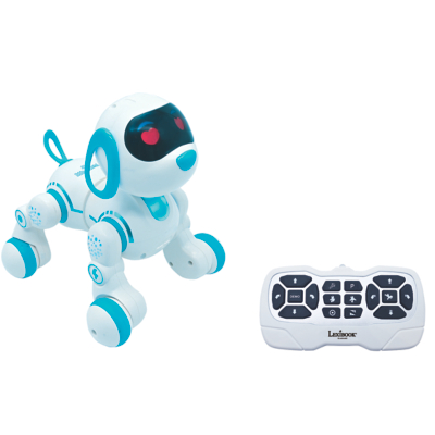 LEXIBOOK Pup01 Power Puppy Smart Robot Dog - White & Blue