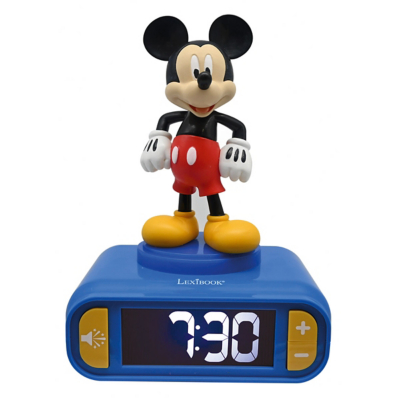 LEXIBOOK RL800MCH Nightlight Alarm Clock - Mickey Mouse