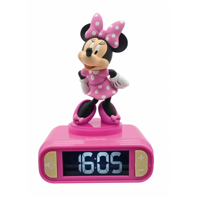 LEXIBOOK RL800MN Nightlight Alarm Clock - Minnie Mouse