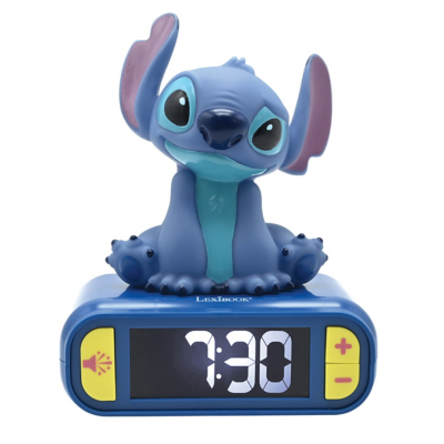 LEXIBOOK RL800D Nightlight Alarm Clock - Disney Stitch