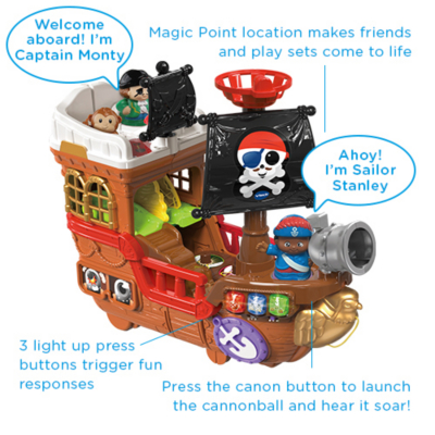 toot toot splash pirate ship