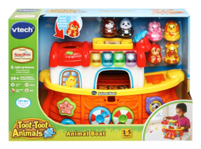 vtech toot toot animal boat