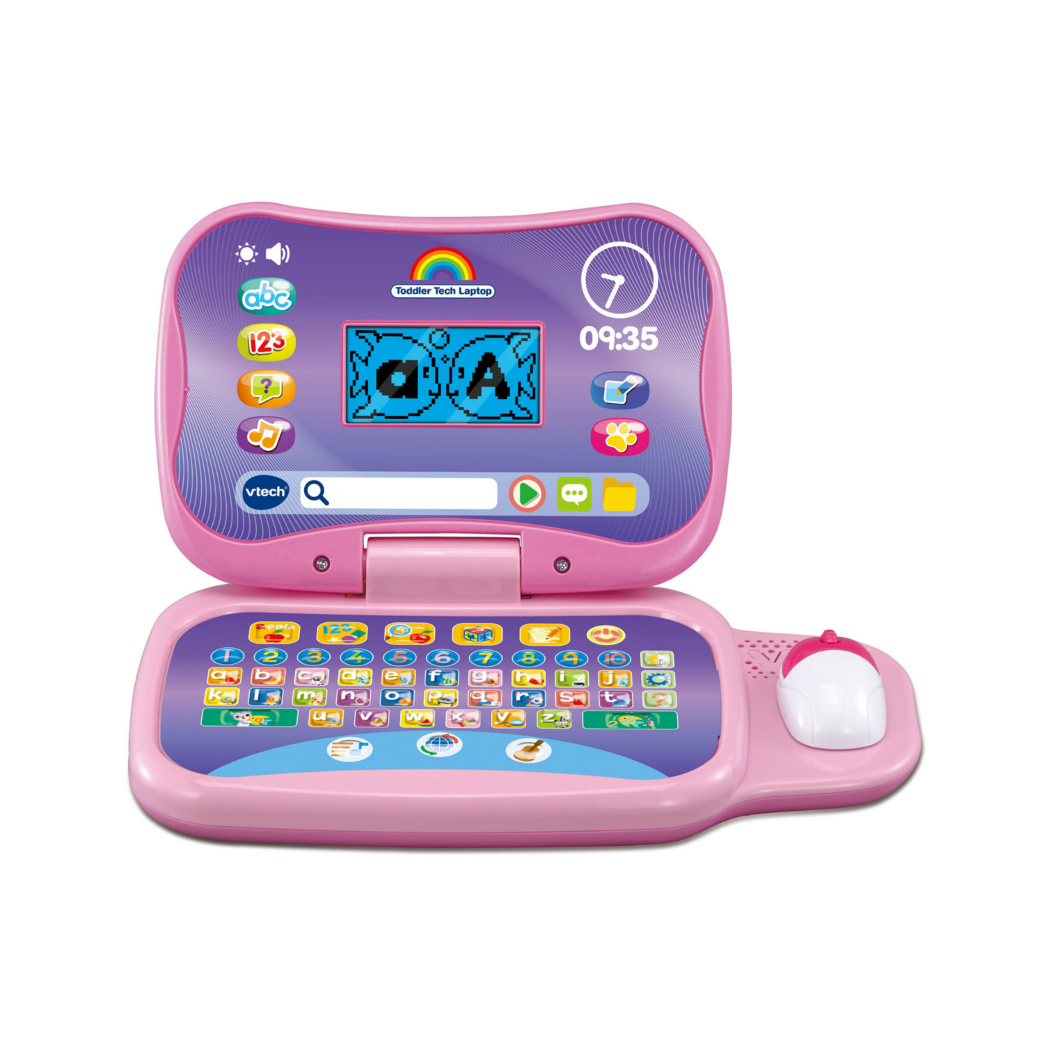 Vtech Toddler Tech Laptop, Pink Interactive Educational Computer Toy, 20 Games For Pre-School Children, Learn Alphabet, Letters, Shapes, Numbers, Music & - Image 5