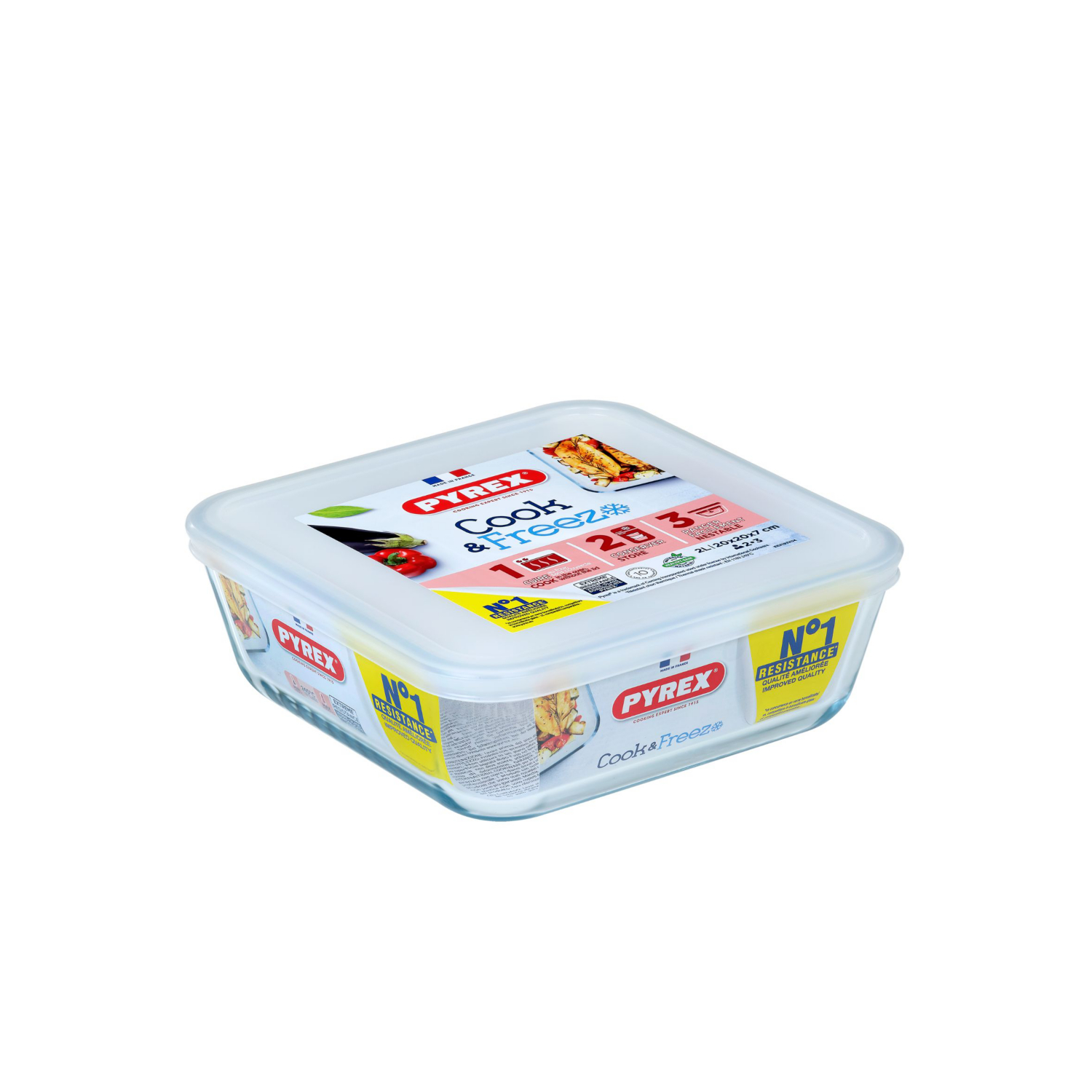 Pyrex Square Storage Dish 2L