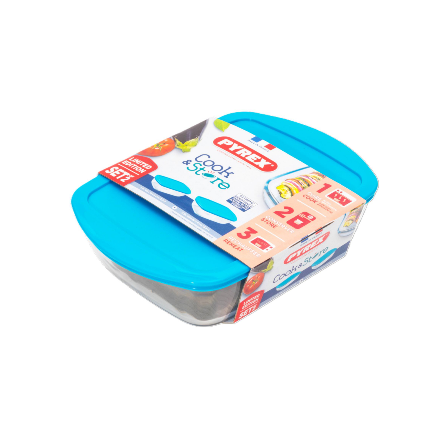 Pyrex Storage Dish With Lid 2Pc