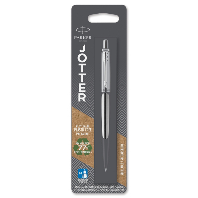Parker Jotter Ballpoint Pen Stainless Steel with Chrome Trim
