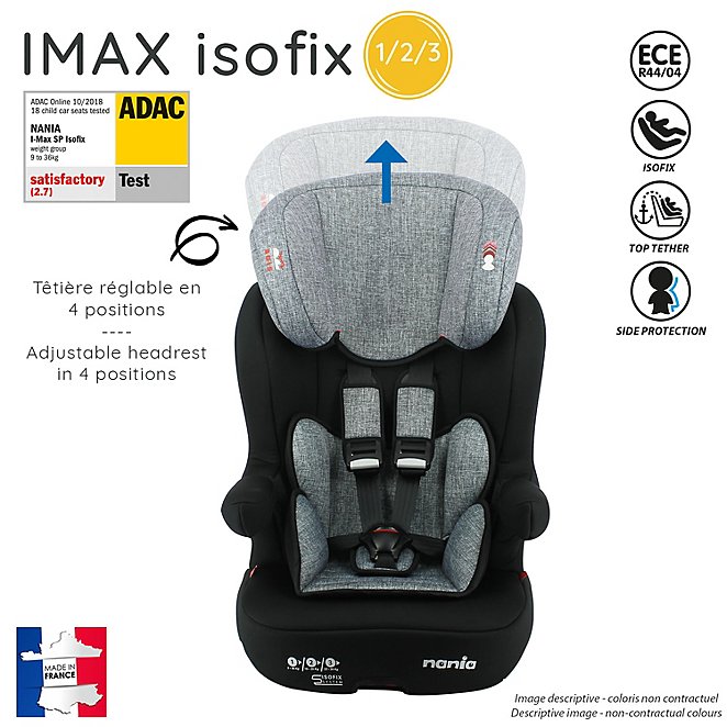 ventilator onstabiel Vooruit Nania Imax Sp Luxe Isofix 9-36Kg Car Seat | Baby | George at ASDA