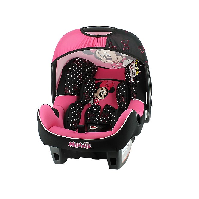 Disney Minnie Mouse Beone Sp Lx 0 Infant Carrier Baby George At Asda - Minnie Mouse Infant Car Seat Canopy