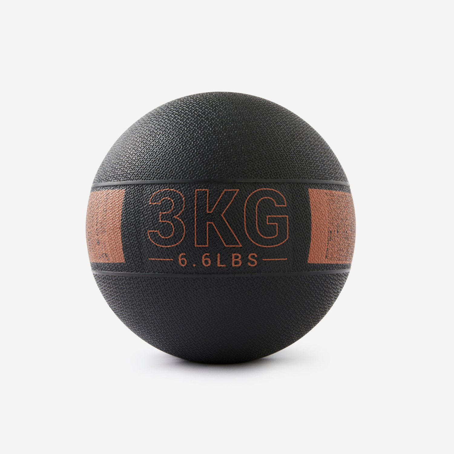 Cat Black Decathlon 3 Kg Rubber Medicine Ball - /Orange