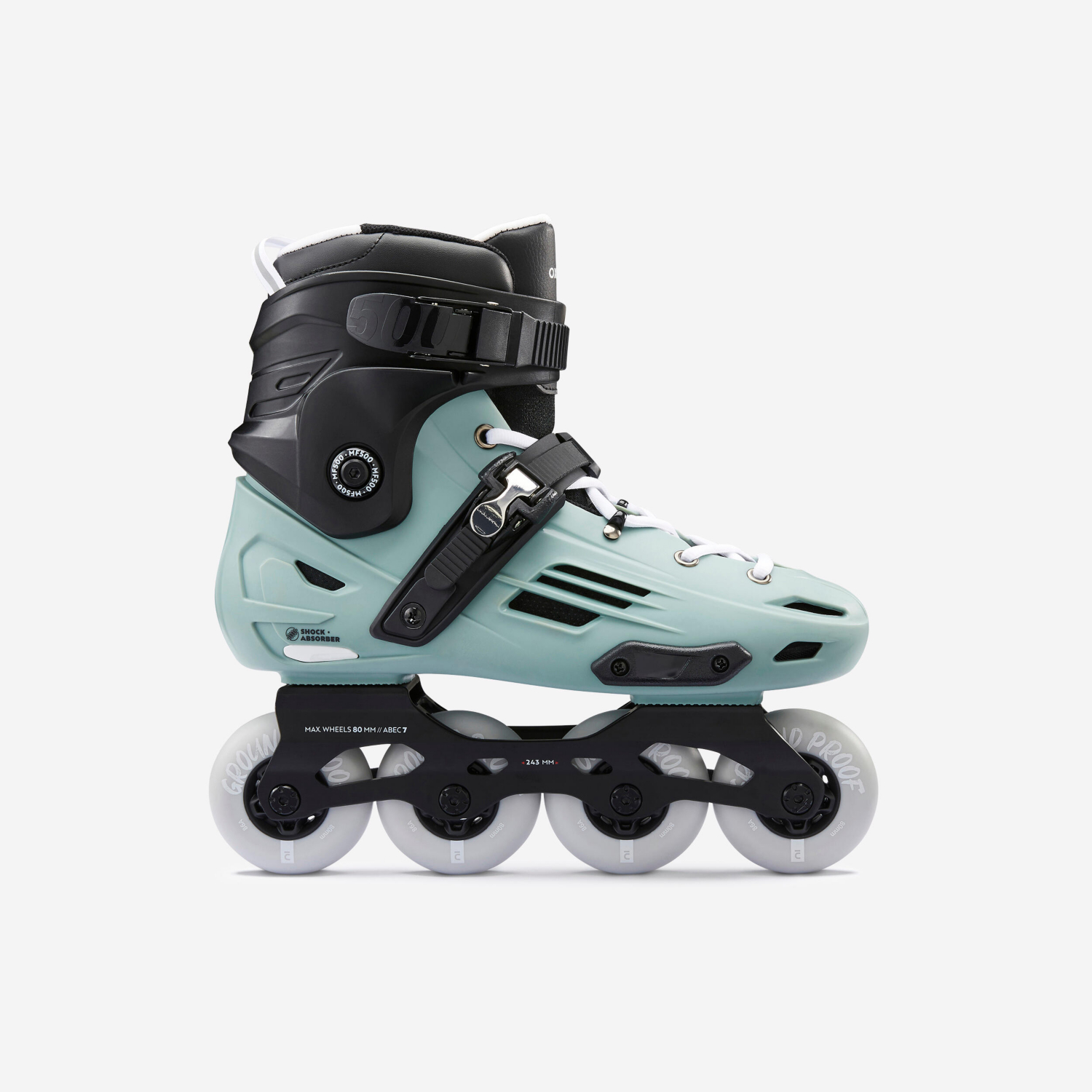 Cat Green Decathlon Mf500 Adult Inline Skates