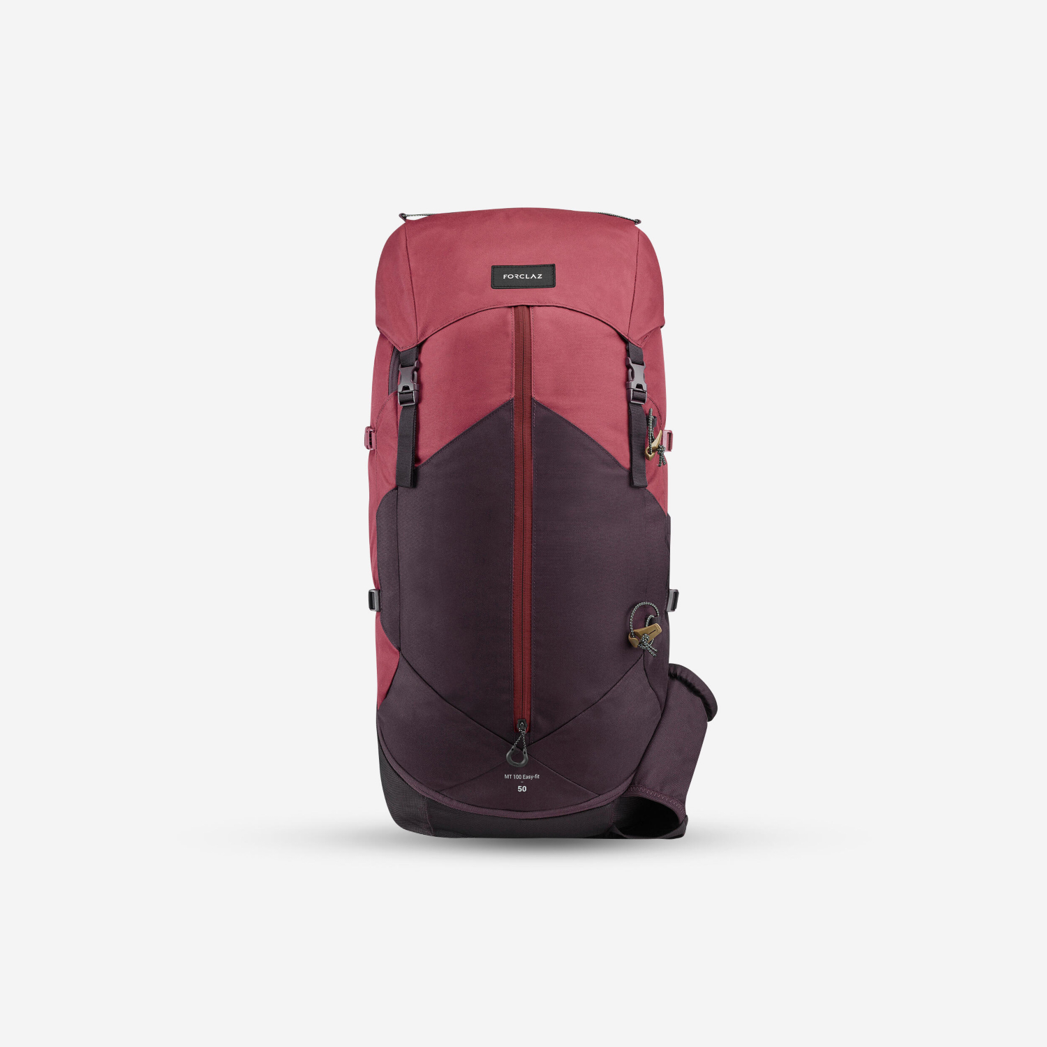 Cat Red Decathlon Womens Trekking 50L Backpack Mt100 Easyfit