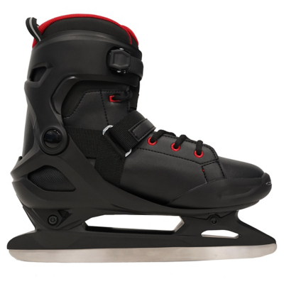 Decathlon Mens Ice Skates Fit 500 Black Sports Leisure