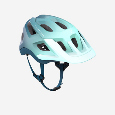 Decathlon Mountain Bike Helmet Blue Medium Sports Leisure