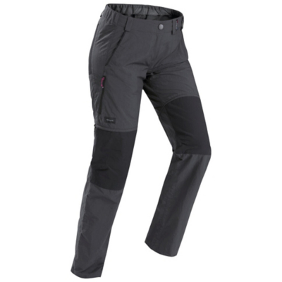 George Decathlon MT100 Womens Mountain Trekking 2-in-1 Zip-Off Trousers - Grey