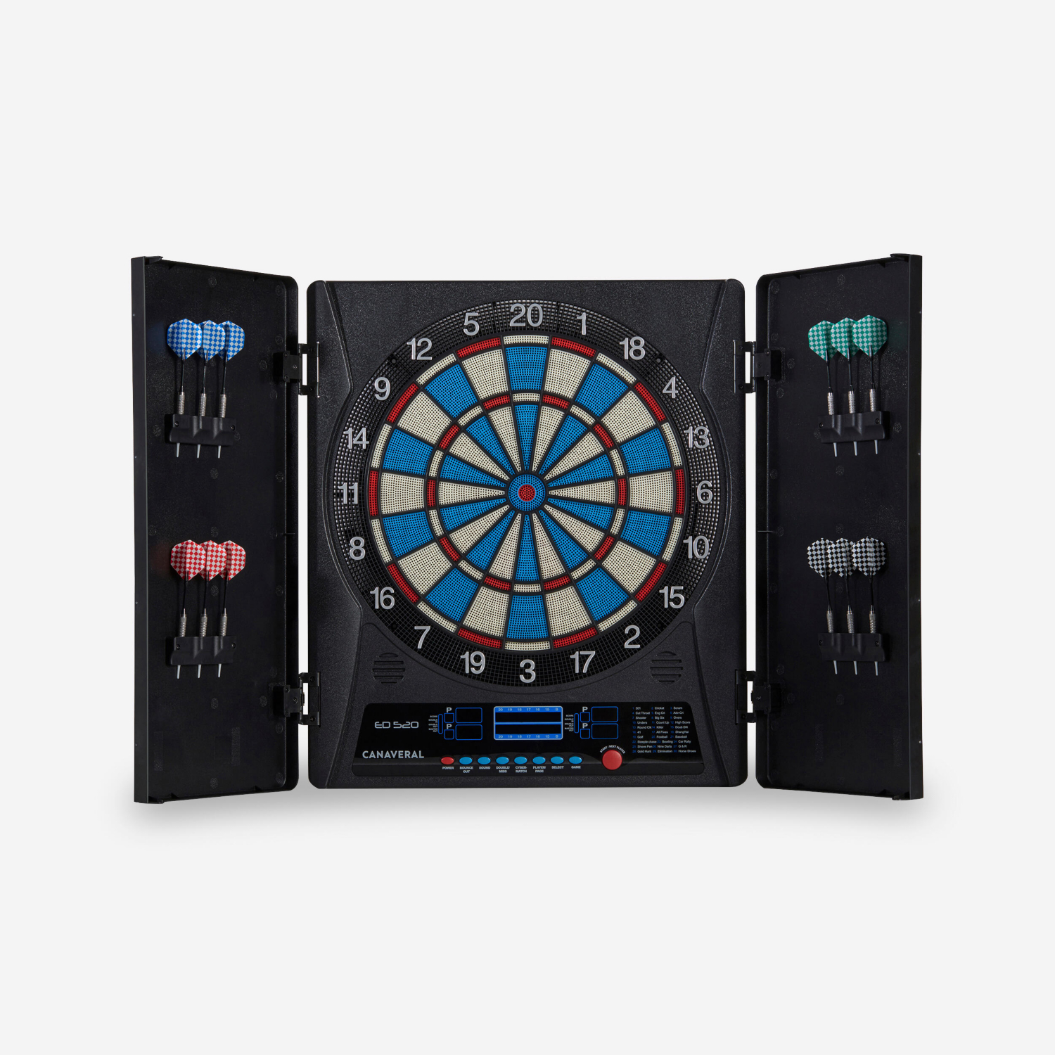 Cat Black Decathlon Ed520 Electronic Dartboard