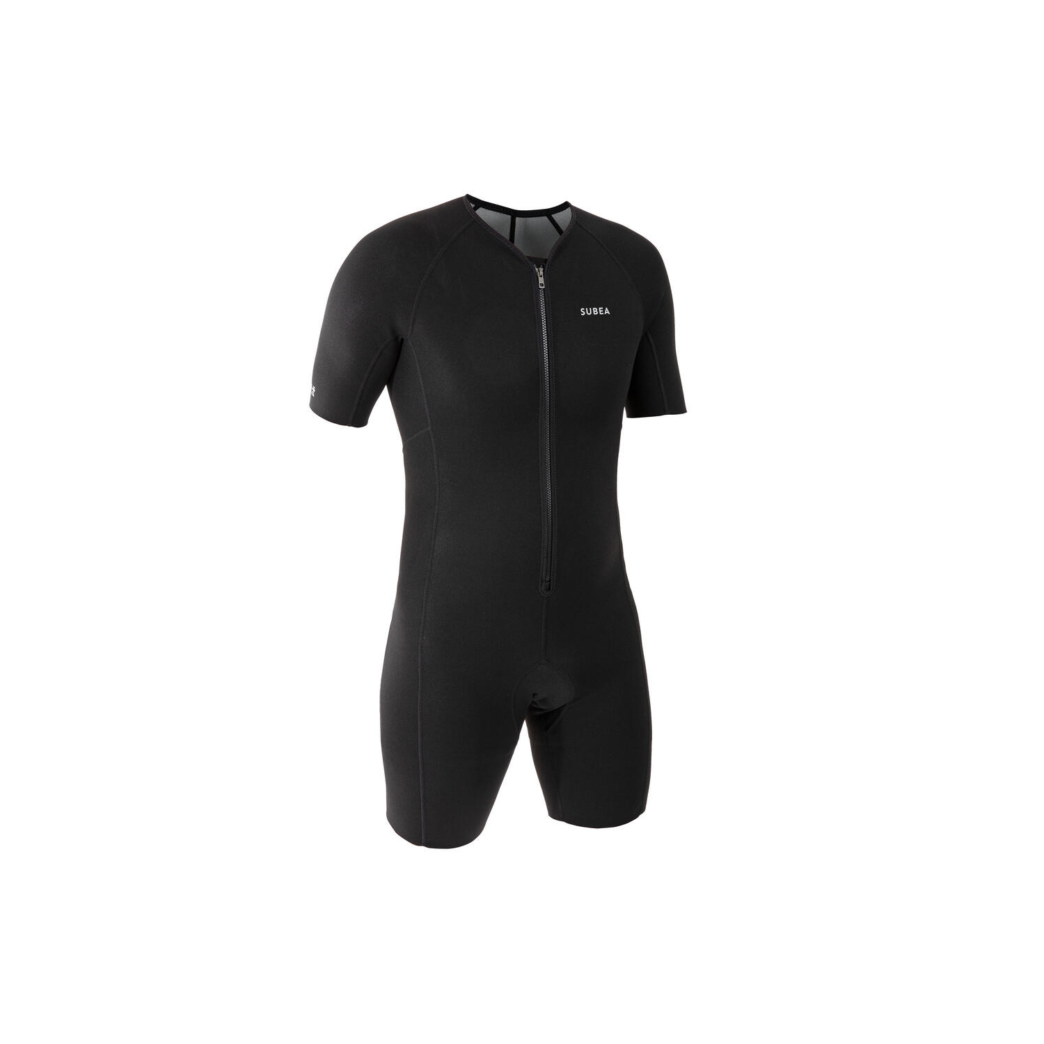 Cat Black Decathlon Scd Scuba Diving Shorty Undersuit 1Mm /Grey