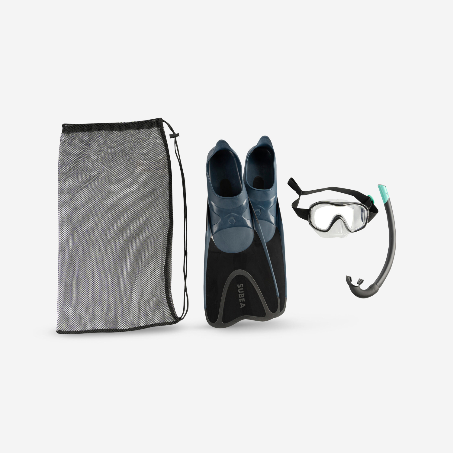 Cat Black Decathlon Adults Snorkelling Kit