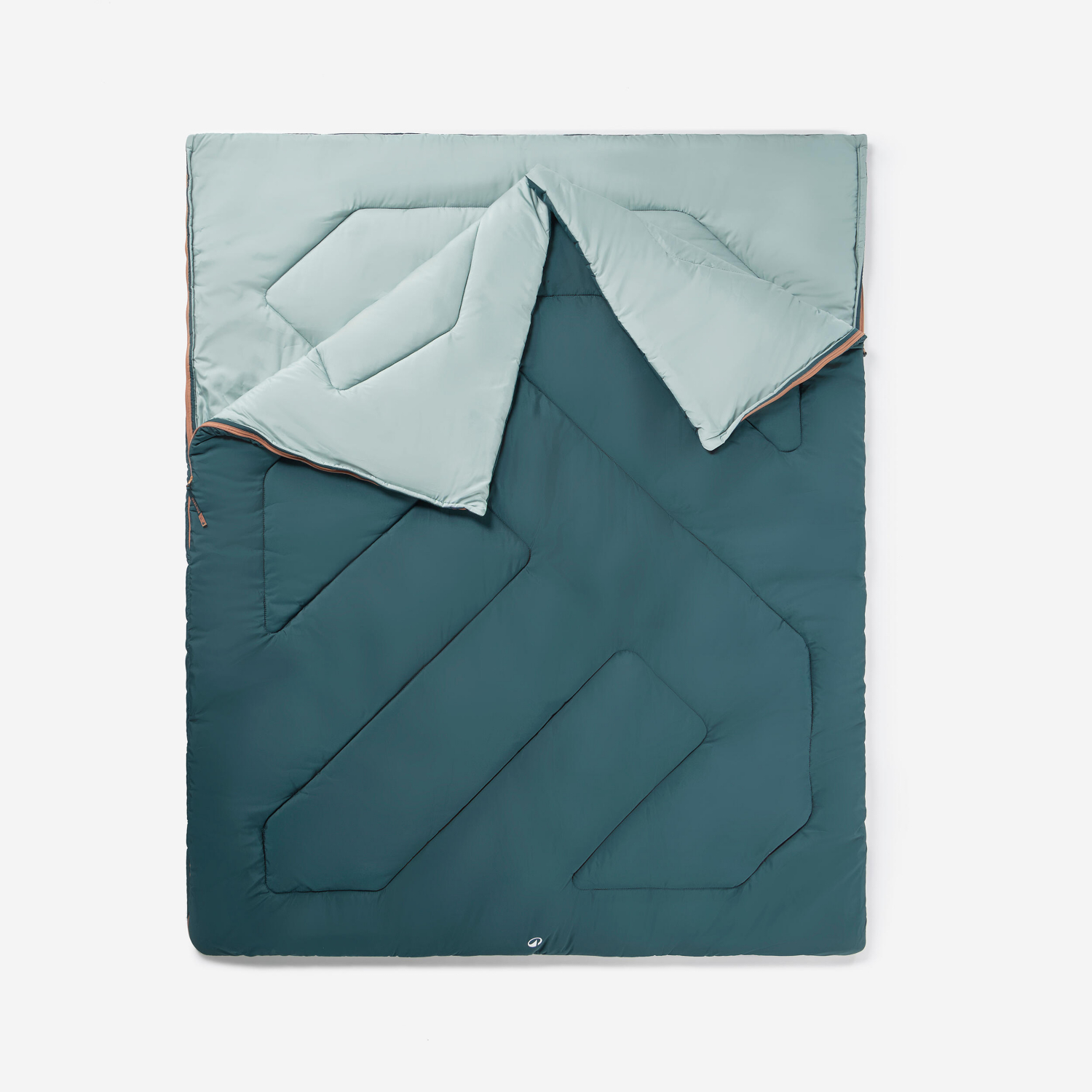 Cat Blue Decathlon Camping Double Sleeping Bag