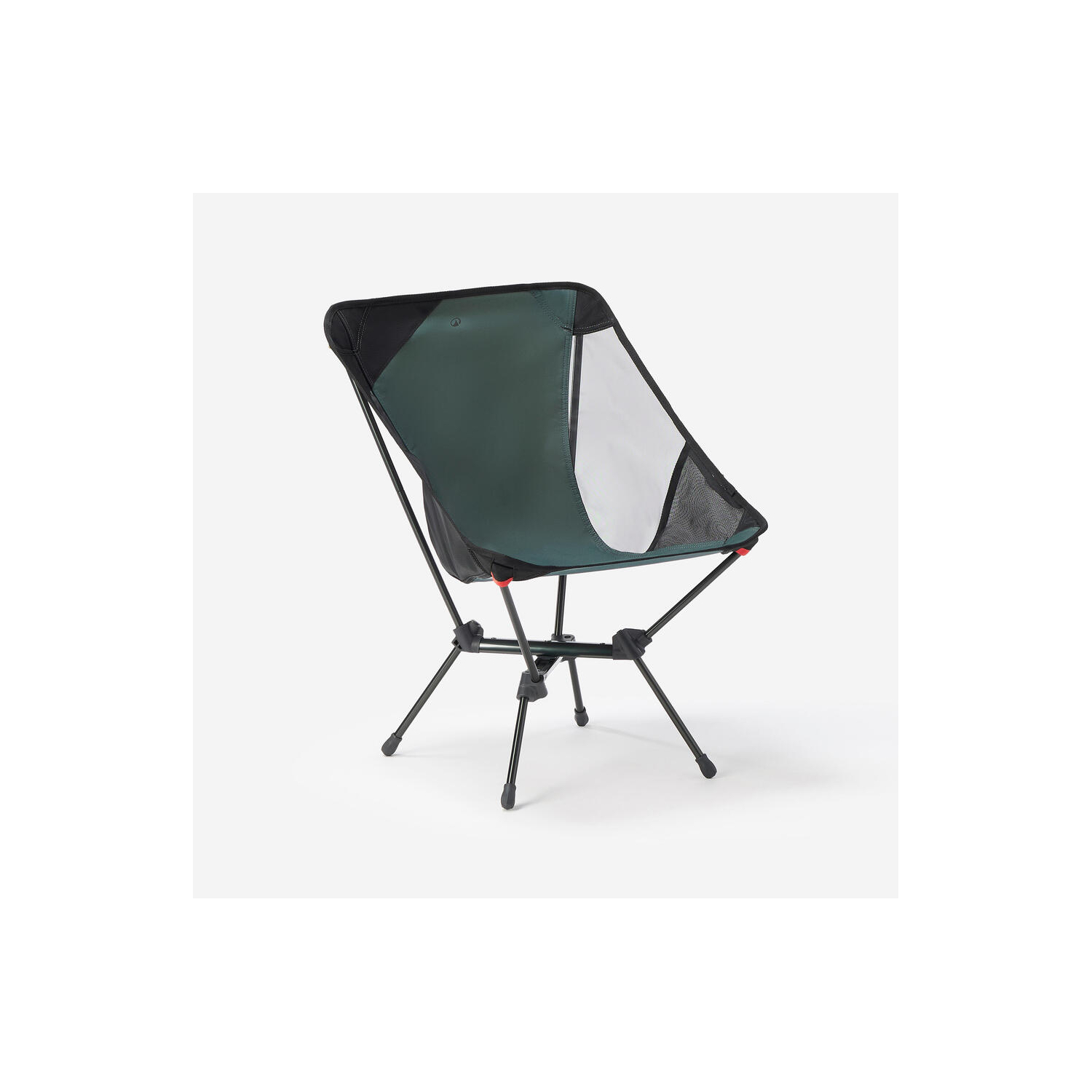Cat Green Decathlon Compact Low Camping Chair