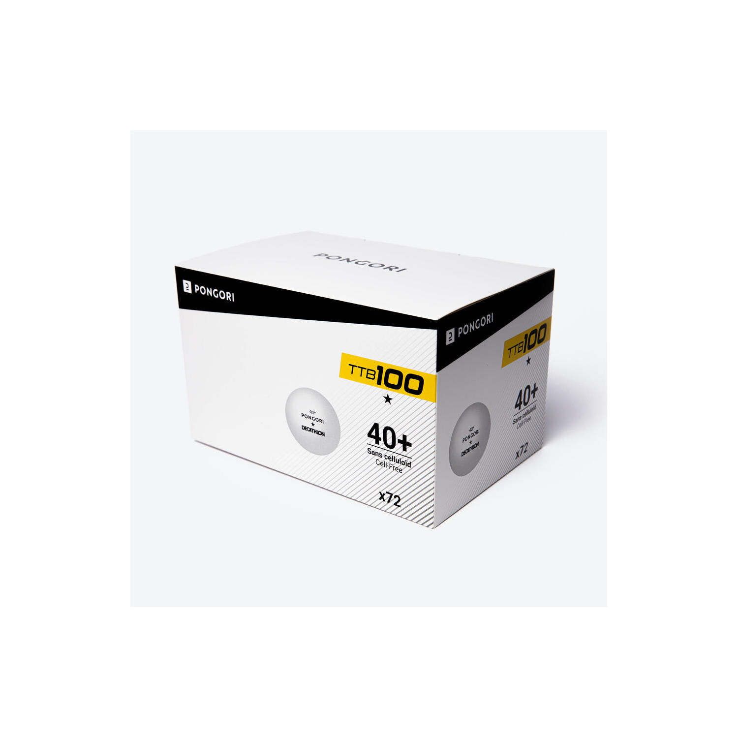 Cat Multi Decathlon Ttb100 72 Table Tennis Balls