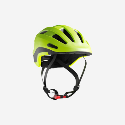 Decathlon 500 City Cycling Helmet Neon Yellow