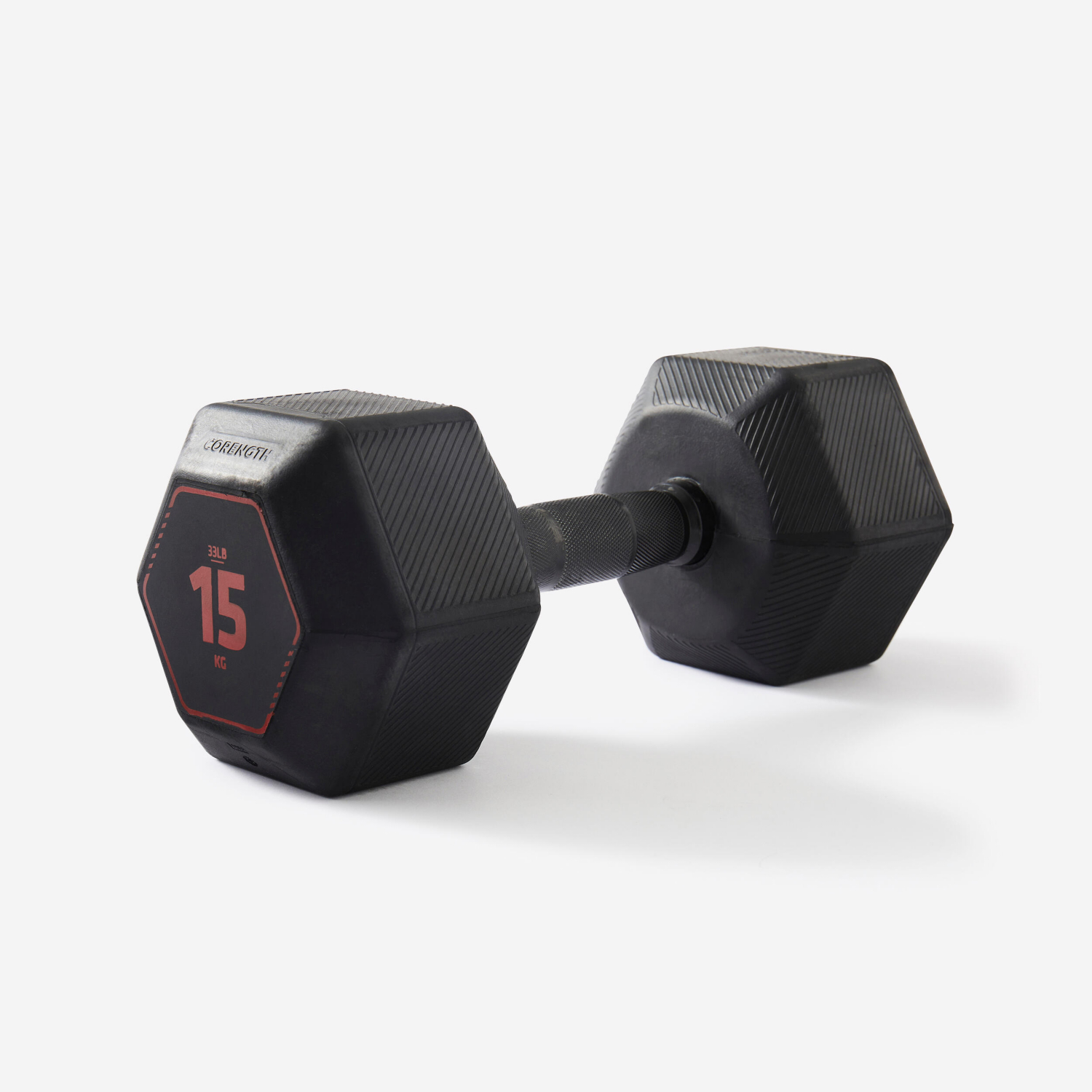 Bell Black Decathlon Hex Dumbbell 15 Kg