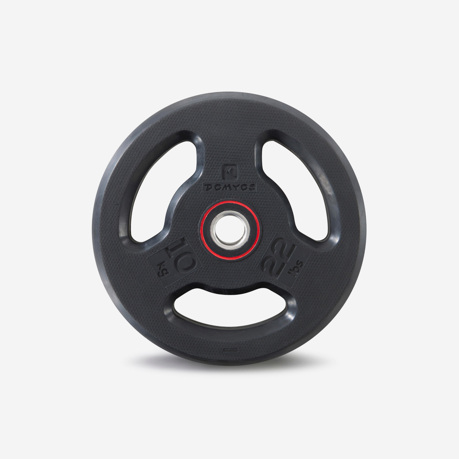 Cat Black Decathlon 10Kg Rubber Weight Disc