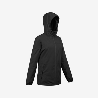 George Decathlon 100 Womens Waterproof Ski Jacket - Black