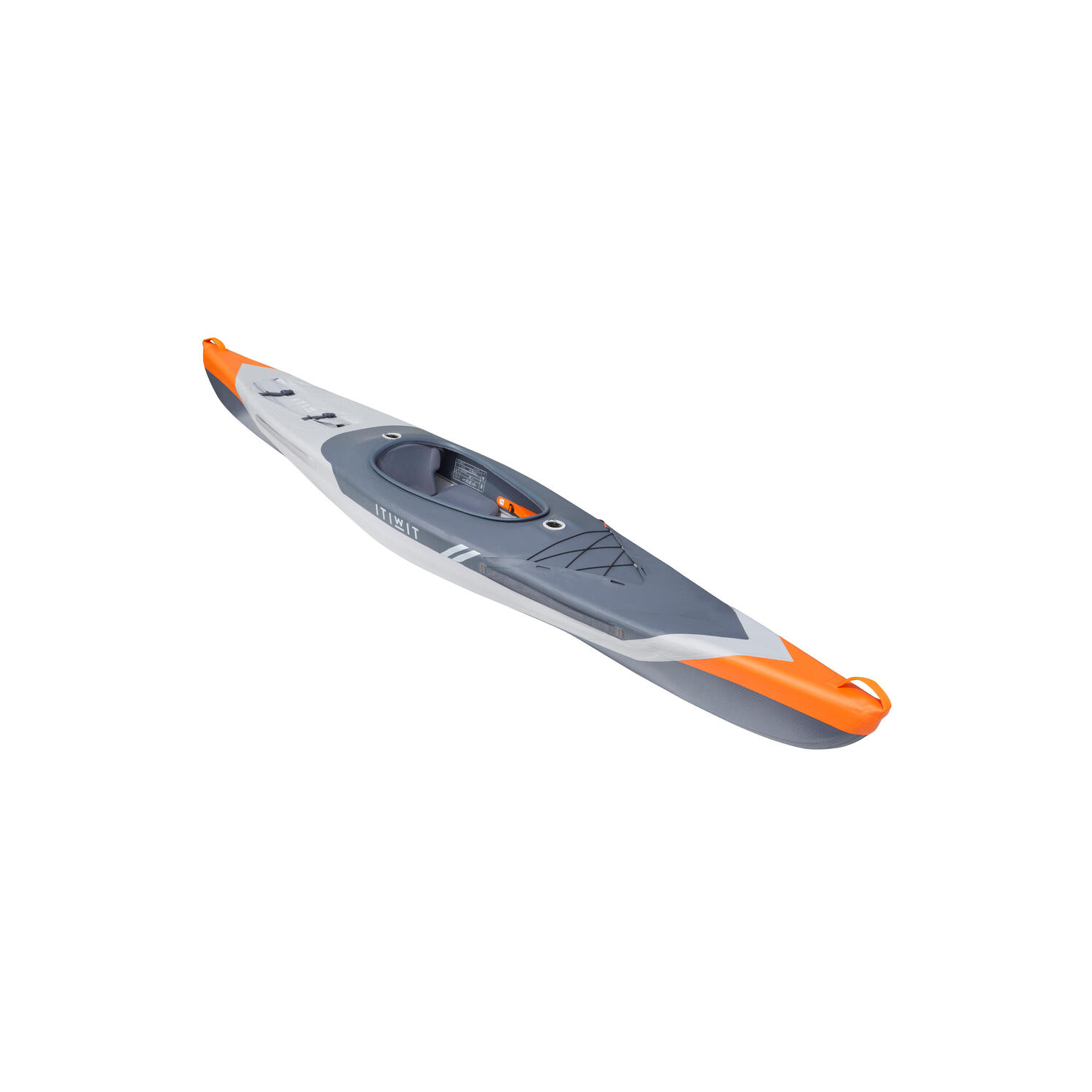 Cat Grey Decathlon X500 1 Person Touring Inflatable Kayak