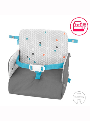 Badabulle Yummy Travel Child's Booster Seat Grey Baby at ASDA