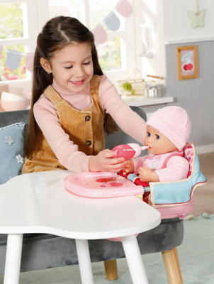 baby annabell table feeding chair