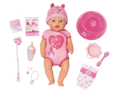 baby born swimming doll asda