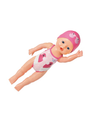 baby born swimming doll asda