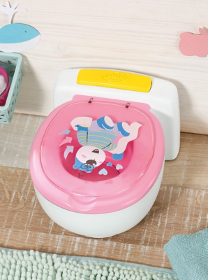 BABY born Bath Poo Poo Toilet 43cm Toys Character George at ASDA