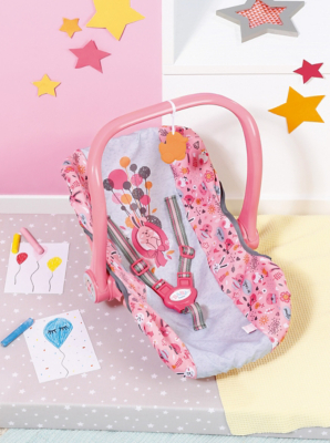 Siège Multi-fonctions Baby Born - Porte-bébé, Siège Auto Et Bascule Pour Poupées 43cm, 3+ Ans