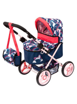 blue dolls buggy