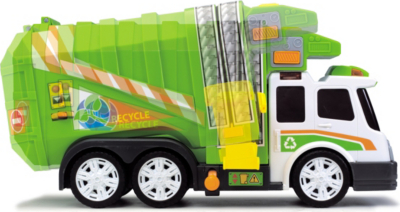 Dickie Toys Light and Sound Garbage Truck Vehicle Kids at ASDA